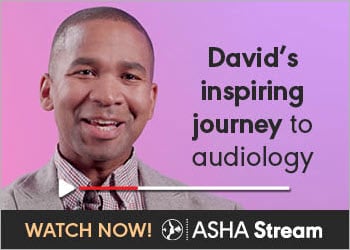 From military service to audiology– see how David built a career he loves